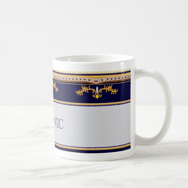 Titanischer VIP-Entwurf geändert für Schale Kaffeetasse (Rechts)