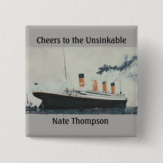 TITANISCHES PARTY BUTTON (Vorderseite)