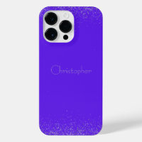 Titanium Blue Stainless Steel Print