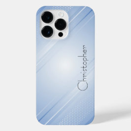 Titanium Blue Stainless Steel Print iPhone 14 Pro Max Hülle