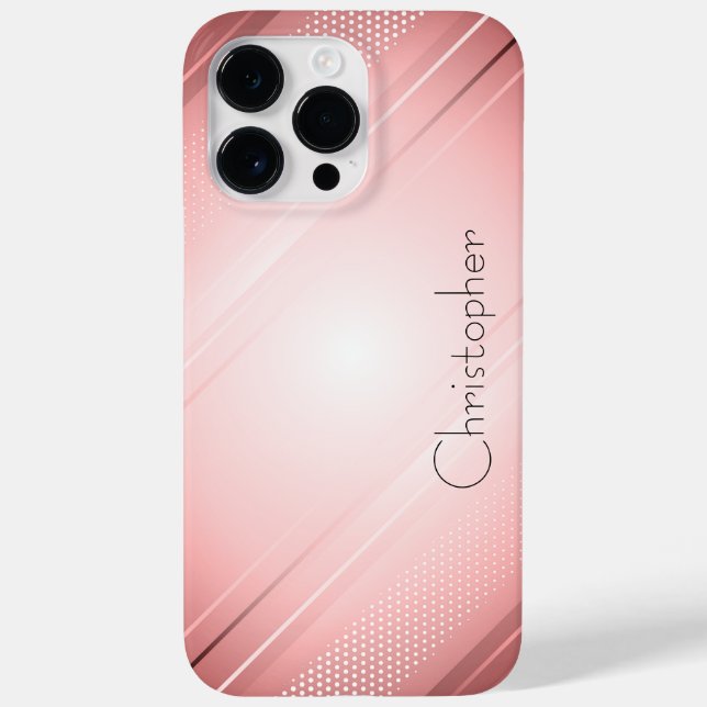 Titanium Bronze, rostfreier Stahl Case-Mate iPhone 14 Pro Max Hülle (Rückseite)