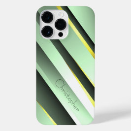 Titanium-grüne Edelstahl-Printwerbung iPhone 14 Pro Max Hülle