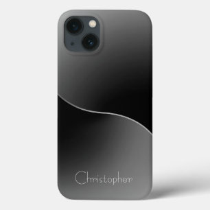 Titanium silber Edelstahl Drucktelefon 15 Case-Mate iPhone Hülle