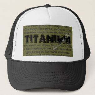 Titanliedfernlastfahrerhut mit olivgrünem truckerkappe