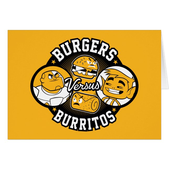 Titans Ados, allez ! | Burgers contre Burritos (Devant horizontal)