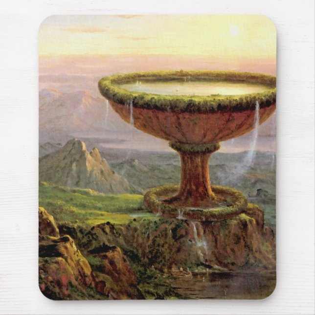 Titans Goblet von Thomas Cole Mousepad (Vorne)