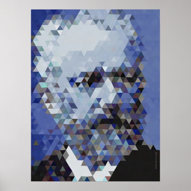 Titans of Music: Tchaikowsky Poster (Low Poly) (Vorne)