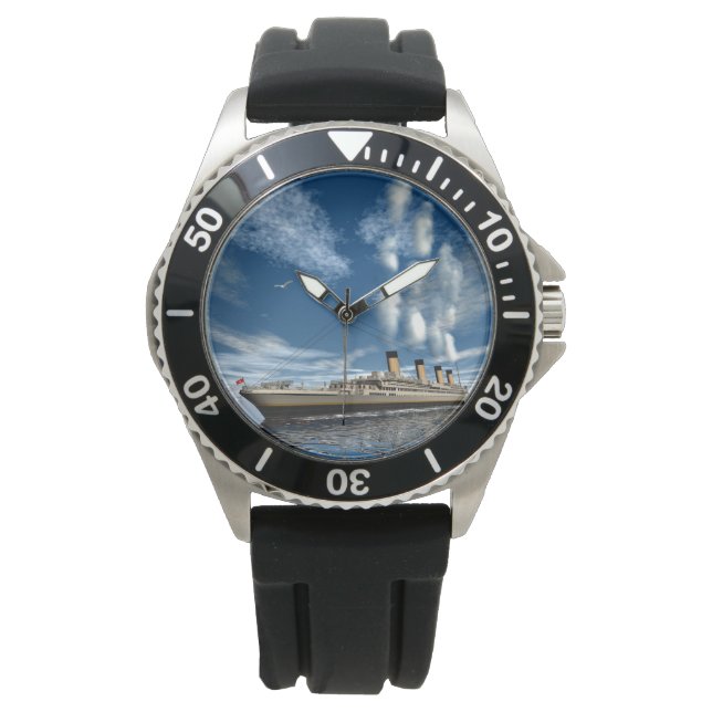 Titanschiff - 3D-Darstellung Armbanduhr (Vorderseite)