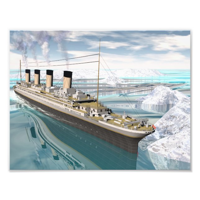 Titanschiff - 3D-Darstellung Fotodruck (Vorne)