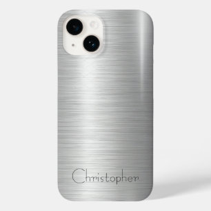 Titansilber aus rostfreiem Stahl Case-Mate iPhone 14 Hülle