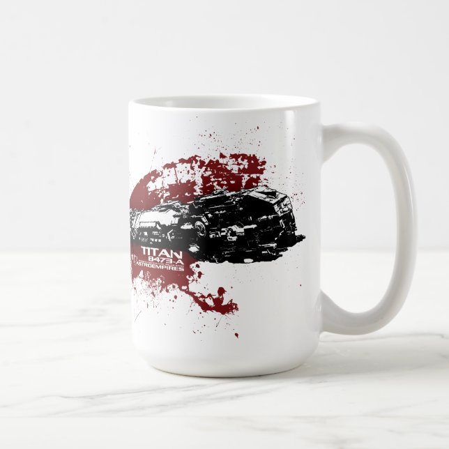 Titanspritzen-Tasse Kaffeetasse (Rechts)