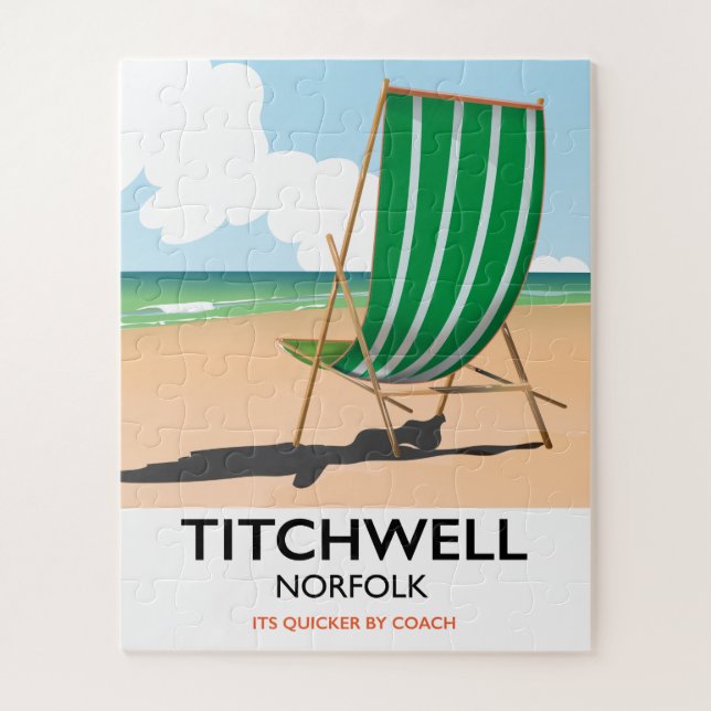 Titchwell Norfolk Beach Poster (Vertikal)