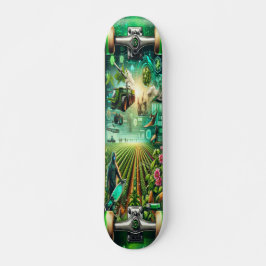 Titel: "Agritech Fields Deck" Skateboard