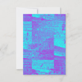 Titel: Anpassbare Neon Halftone Grunge Blank Inv Einladung