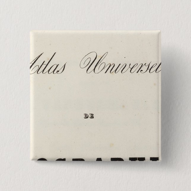 Titel Atlas universel Asien Button (Vorderseite)