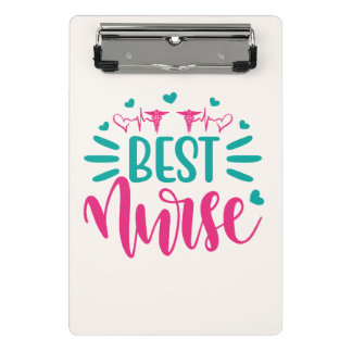 TITEL Best Nurse Mini-Notizblock – Personalized Me Mini Klemmbrett