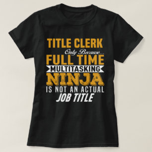 Titel Clerk T-Shirt