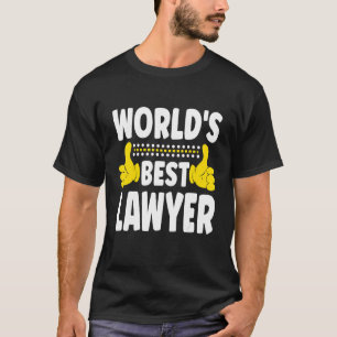 Titel des besten Anwalts der Welt   Beruf Anwalt T-Shirt