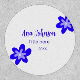Titel des Doodle-Namens "Blaue Blume" Jahr 20XX