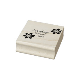 Titel des Doodle-Namens "Blaue Blume" Jahr 20XX Gummistempel