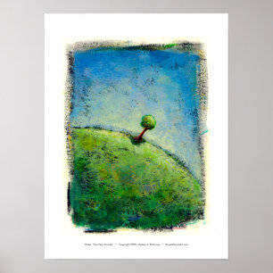Titel: Dieser Augenblick - ein wunderschöner Baum Poster
