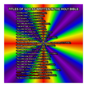 Titel Gottes Poster