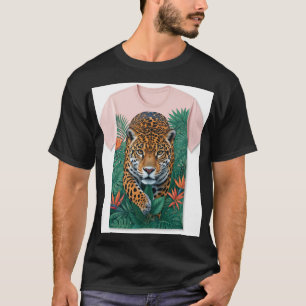 Titel Ideen: Kurz und süß: Jaguar Prowl Dschungel T-Shirt