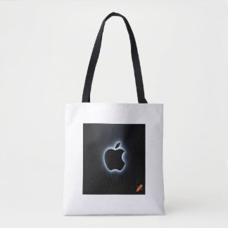 Titel: "Illuminierte Eleganz: Glühender schwarzer  Tasche