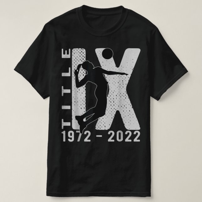 Titel IX Jubiläum Änderung der US-Bildung V T-Shirt (Design vorne)