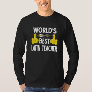 Titel LateinlehrerIn der Welt: Bester lateinischer T-Shirt