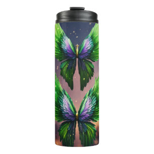 Titel: "Nature's Grace: Butterfly Illustrations o Thermosbecher