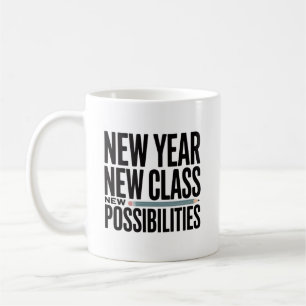 Titel  Neues Jahr Neue Klasse Neue Möglichkeiten L Kaffeetasse