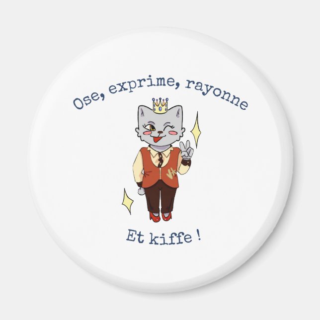 Titel: "Ose, drückt, Rayonne: Magnet (Vorne)