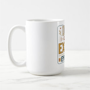 Titel Papa-Level-Experte Augenroller Lustiger Vat Kaffeetasse