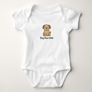 Titel: Paw-sitiv Bleibe - Niedliches Dog-Design mi Baby Strampler