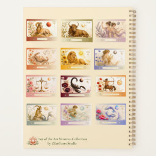 Titel: Personalisierter Aries-Zodiac-Planer Planer