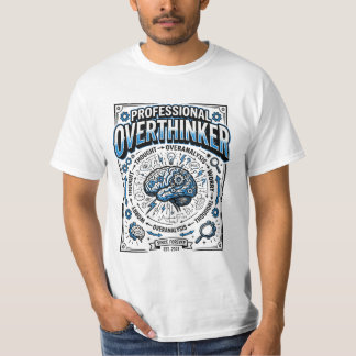 Titel: Professioneller Überdenker | Retro Anatomie T-Shirt
