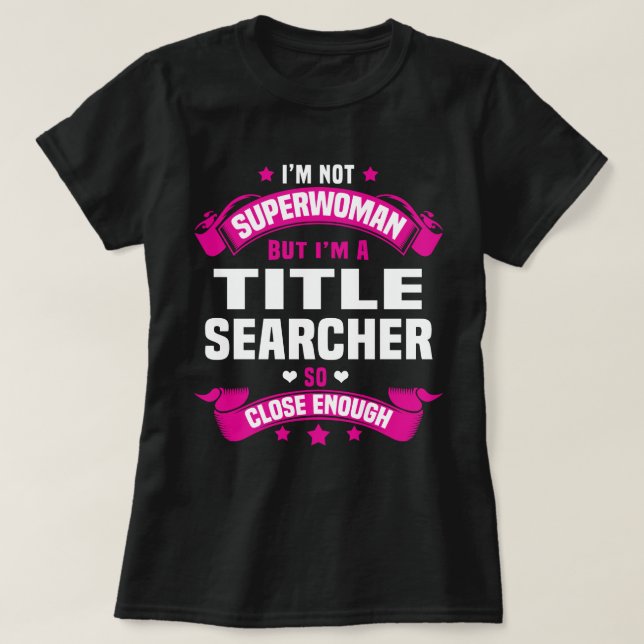Titel Searcher T-Shirt (Design vorne)
