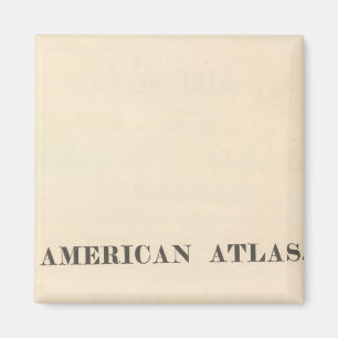 Titel Seite Amerikanischer Atlas Magnet