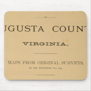 Titel Seite Augusta Landkreis, Virginia Mousepad
