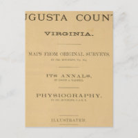 Titel Seite Augusta Landkreis, Virginia