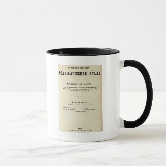 Titel Seite Dr. Heinrich Berghaus Tasse (Rechts)