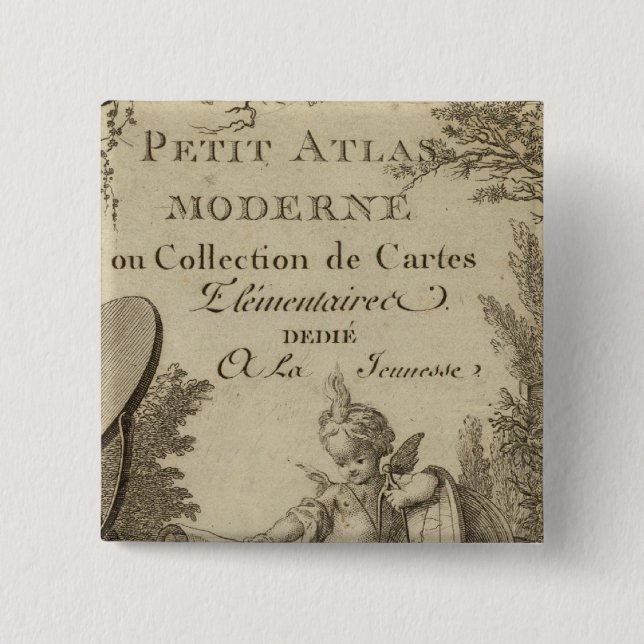 Titel Seite Kleine moderne Atlas Button (Vorderseite)