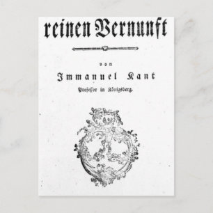 Titel Seite "Kritik der reinen Postkarte