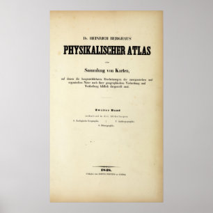 Titel Seite Physischer Atlas v 2 Poster