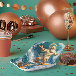 Titel Surfen Moses Biblische Kunst Party Papptelle Pappteller