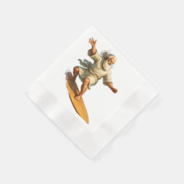 Titel Surfen Moses lustige biblische Kunst Party P Serviette