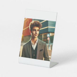 Titel und Bilder aller Elemente in einer Spalte dr Sockelschild