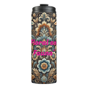 Titel: Vibranding floral Folk Art Thermal Tumbler Thermosbecher