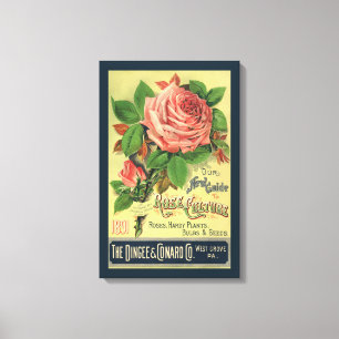 Titelbild Kunstführer Rosenkultur, 1891 Leinwanddruck